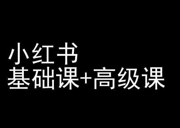 小红书基础课+高级课-小红书运营教程-玖哥网创