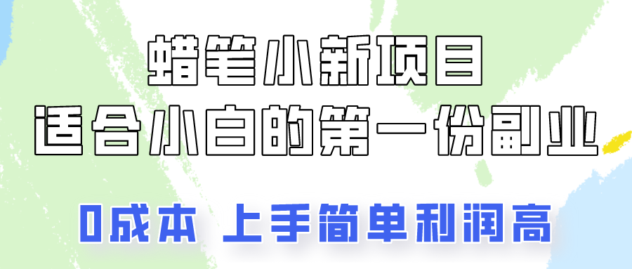 蜡笔小新项目拆解，0投入，0成本，小白一个月也能多赚3000+-玖哥网创