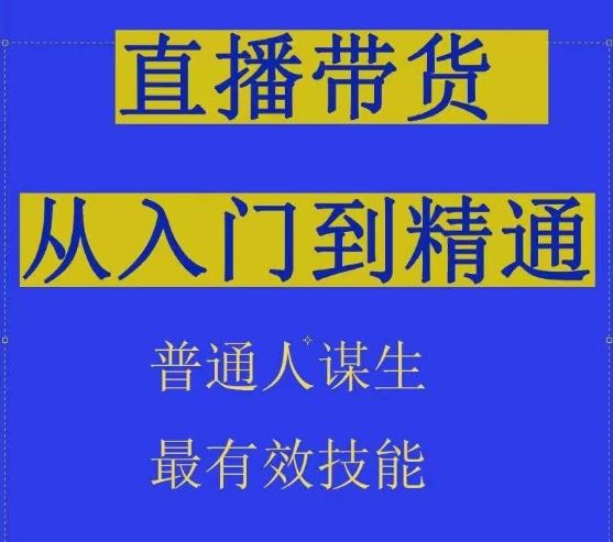 2024抖音直播带货直播间拆解抖运营从入门到精通，普通人谋生最有效技能-玖哥网创