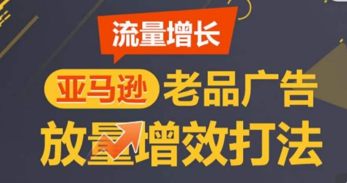 亚马逊流量增长-老品广告放量增效打法，循序渐进，打造更多TOP listing​-玖哥网创