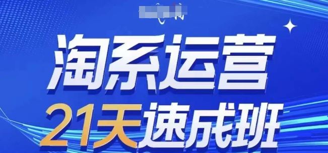 淘系运营21天速成班(更新24年5月)，0基础轻松搞定淘系运营，不做假把式-玖哥网创