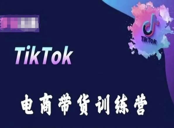 TikTok电商带货训练营，跟随时代潮流，跨境掘金-玖哥网创