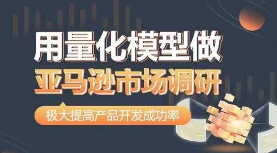 用量化模型做亚马逊市场调研，从数据出发，更高效更准确做判断，极大提高产品开发成功率-玖哥网创