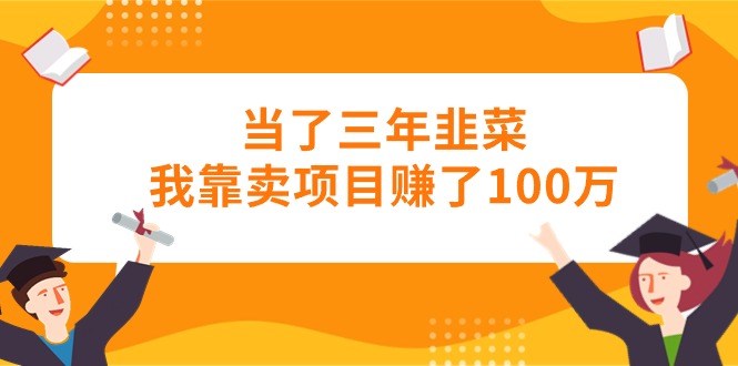 （10725期）当了三年韭菜我靠卖项目赚了100万-玖哥网创