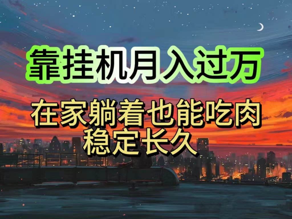 （10921期）挂机项目日入1000+，躺着也能吃肉，适合宝爸宝妈学生党工作室，电脑手…-玖哥网创