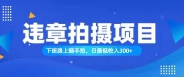 （11698期）随手拍也能赚钱？对的日入300+-玖哥网创