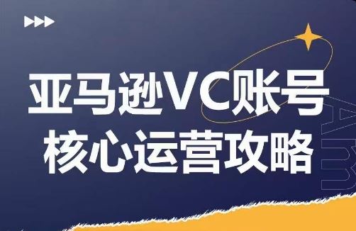 亚马逊VC账号核心玩法解析，实战经验拆解产品模块运营技巧，提升店铺GMV，有效提升运营利润-玖哥网创