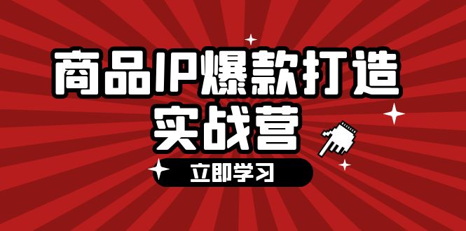 （12136期）商品-IP爆款打造实战营【第四期】，手把手教你打造商品IP，爆款 不断-玖哥网创