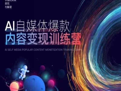 AI自媒体爆款内容变现训练营，20%底层逻辑，60%实操方法，20%案例拆解(即学即用)-玖哥网创
