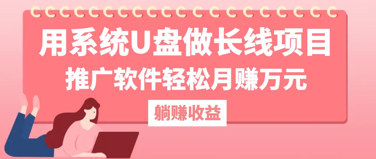 （12666期）用系统U盘做长线项目，推广软件轻松月赚万元（附制作教程+软件）-玖哥网创