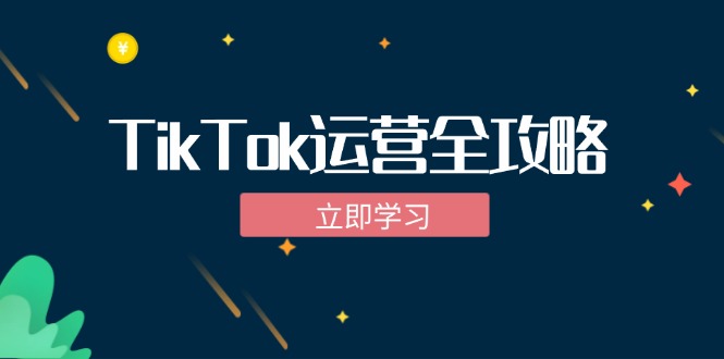 （12739期）TikTok实战运营全攻略：从下载软件到变现，抖音海外版实操教程-玖哥网创