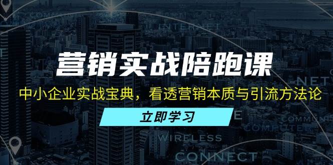 （13146期）营销实战陪跑课：中小企业实战宝典，看透营销本质与引流方法论-玖哥网创