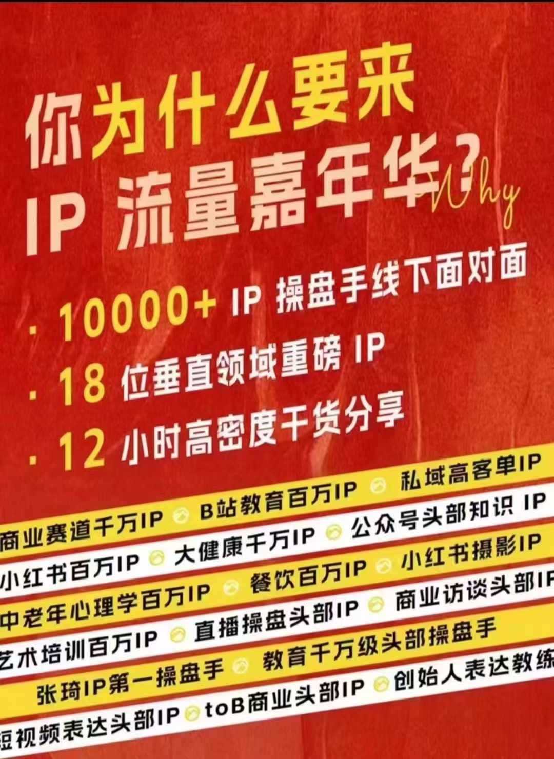 群响IP流量嘉年华，​现场视频+IP江湖2024典藏版PPT-玖哥网创