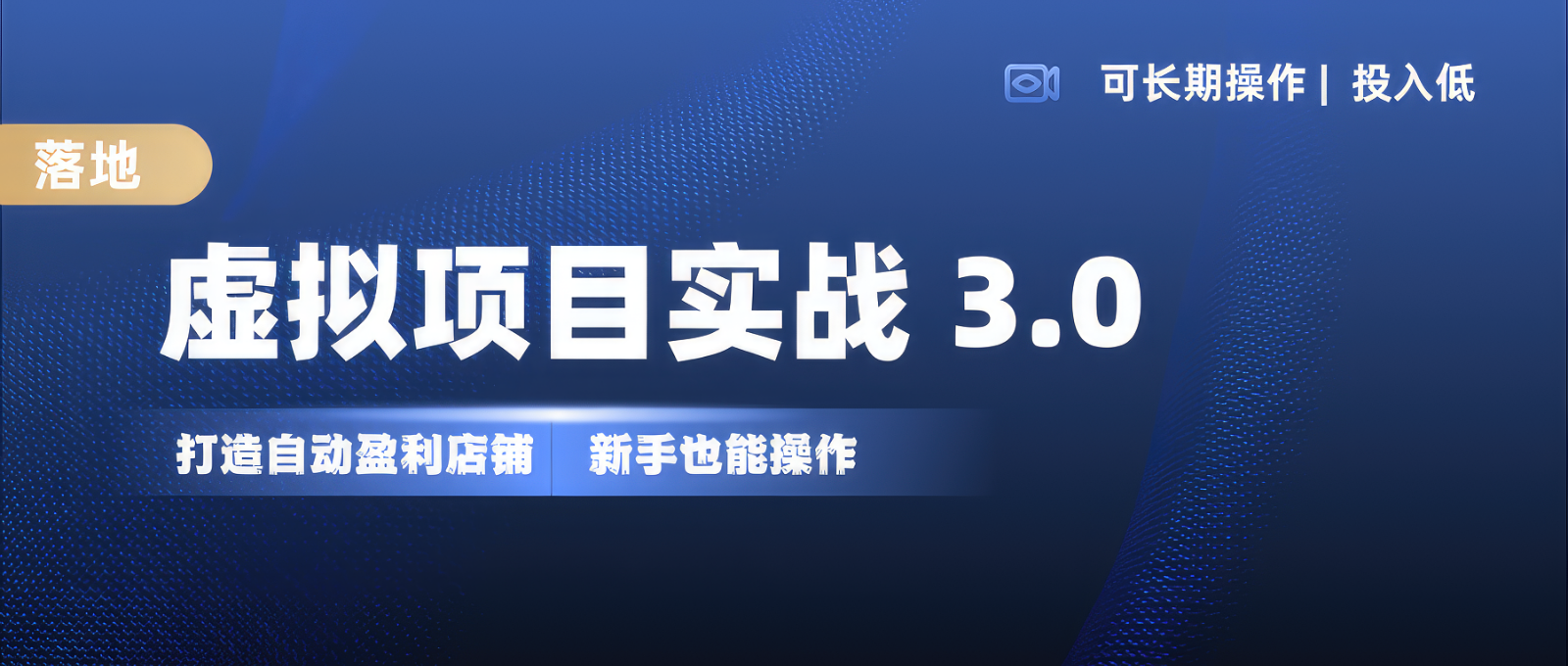 虚拟项目实操落地 3.0,新手轻松上手，单品月入1W+-玖哥网创