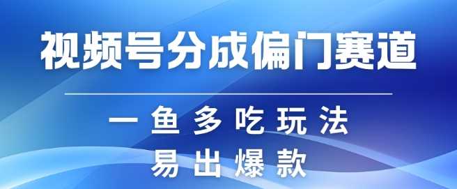视频号创作者分成计划偏门类目，容易爆流，实拍内容简单易做【揭秘】-玖哥网创