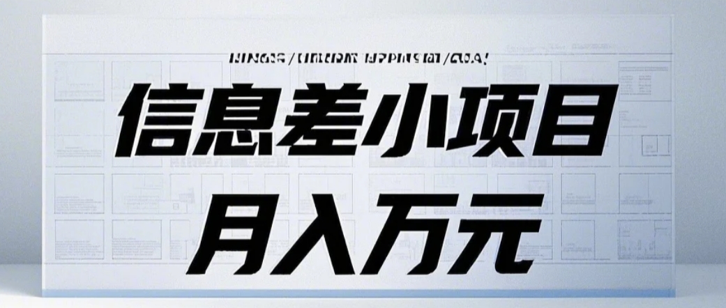 信息差小项目：国内外视频代下载，项目操作简单零成本零门槛月入过万-玖哥网创