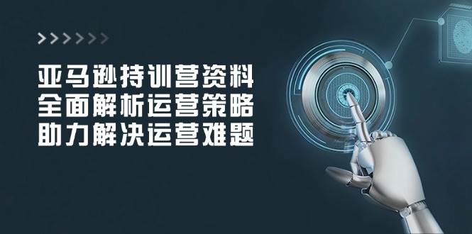 （14033期）亚马逊持训营资料，全面解析运营策略，助力解决运营难题-玖哥网创