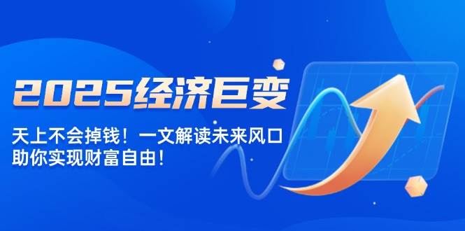 2025经济巨变，天上不会掉钱！一文解读未来风口，助你实现财富自由！-玖哥网创