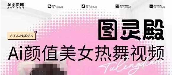 全网首发，原价988图灵殿AI颜值美女热舞视频，云端生图，轻松过原创-玖哥网创