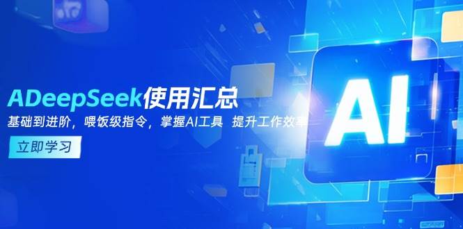 （14216期）DeepSeek使用汇总，基础到进阶，提示词技巧，掌握AI工具  提升工作效率-玖哥网创