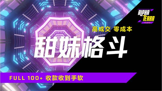 （14559期）高成交零成本，售卖甜美格斗课程，谁发谁火，加爆微信，日入1000+收款…-玖哥网创
