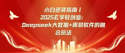 小白逆袭指南，2025玄学轻创业：Deepseek大数据+周易算法的融合玩法-玖哥网创