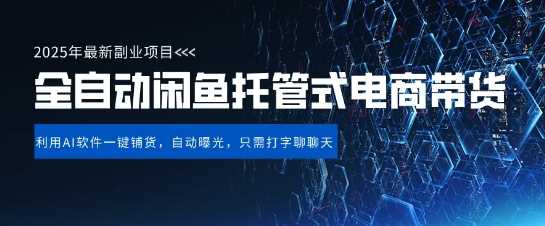 【闲鱼全自动电商带货】三年磨一剑，一朝露锋芒，长期稳定项目，单日稳定变现5张【揭秘】-玖哥网创