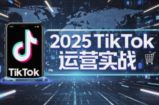 2025TikTok电商运营，掌握TikTok店铺运营核心技巧，实现低成本高转化-玖哥网创