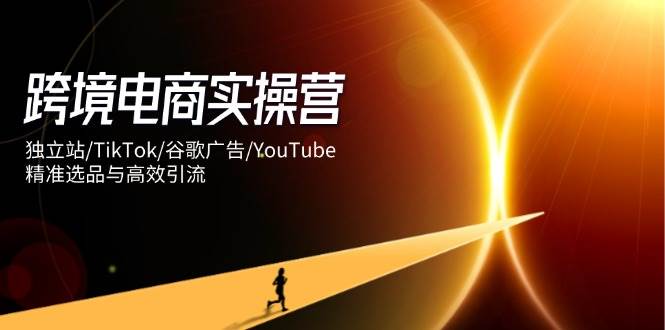 （14419期）跨境电商实操营：独立站/TikTok/谷歌广告/YouTube，精准选品与高效引流-玖哥网创