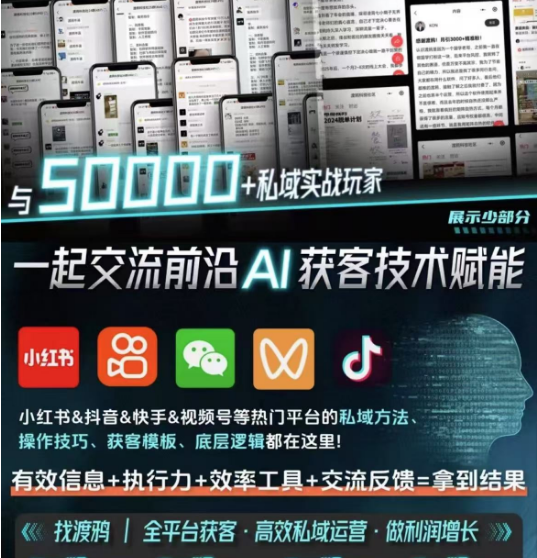 （14743期）【渡鸦科技社】内部学习资料，私域流量入门指南-玖哥网创