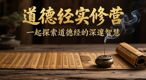 道德经实修营，一起探索道德经的深邃智慧-玖哥网创