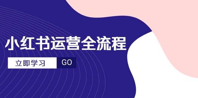 （14861期）小红书运营全流程，爆款选题文案，视频制作技巧，进阶达人宝典-玖哥网创