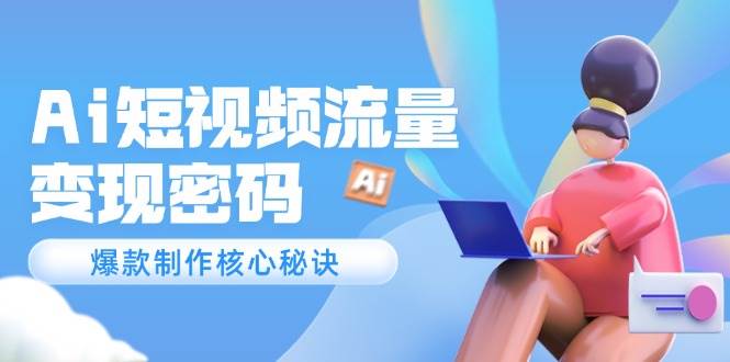 Ai短视频流量密码，爆款制作核心秘诀，120万案例深度解析-玖哥网创