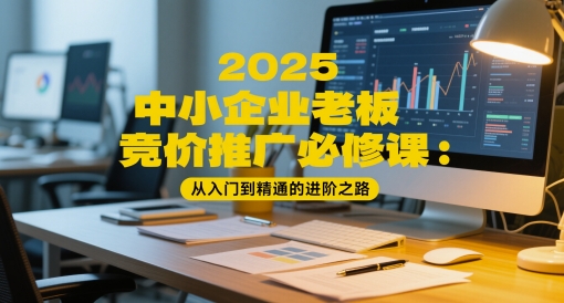 2025中小企业老板竞价推广必修课：从入门到精通的进阶之路-玖哥网创