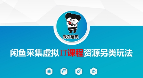 闲鱼采集虚拟IT课程资源另类玩法，干货满满-玖哥网创