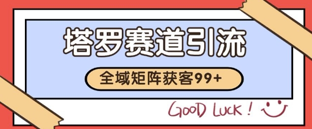 小红书某音塔罗赛道引流获客 自热矩阵日引200+【揭秘】-玖哥网创