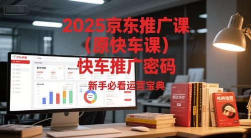 2025京东推广课（原快车课）解锁京东快车推广密码，新手必看运营宝典-玖哥网创