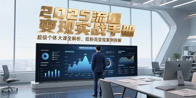 2025流量变现实战手册，超级个体大课全解析，低粉高变现案例拆解-玖哥网创