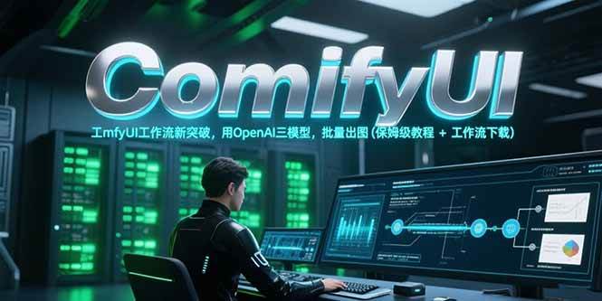 （15191期）ComfyUI工作流新突破，用OpenAI三模型，批量出图(保姆级教程+工作流下载)-玖哥网创