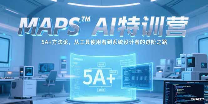 （15215期）MAPSAI特训营，掌握 5A+方法论，从工具使用者到系统设计者的进阶之路-玖哥网创
