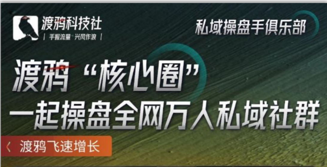 （15218期）渡鸦科技社-会员权益介绍-视频教程展示-玖哥网创