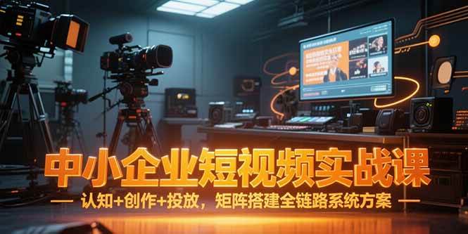 （15249期）中小企业短视频实战课，认知+创作+投放，矩阵搭建全链路系统方案-玖哥网创
