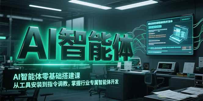 （15257期）AI智能体零基础搭建课，从工具安装到指令调教，掌握行业专属智能体开发…-玖哥网创